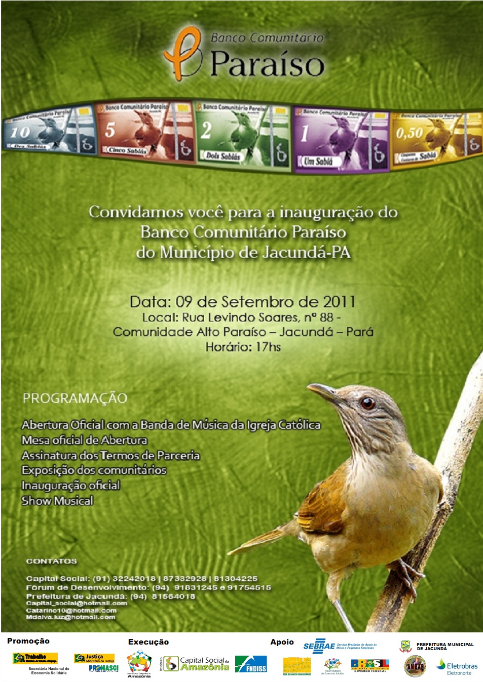 Convite_inauguraÇÃo_banco_paraÍso