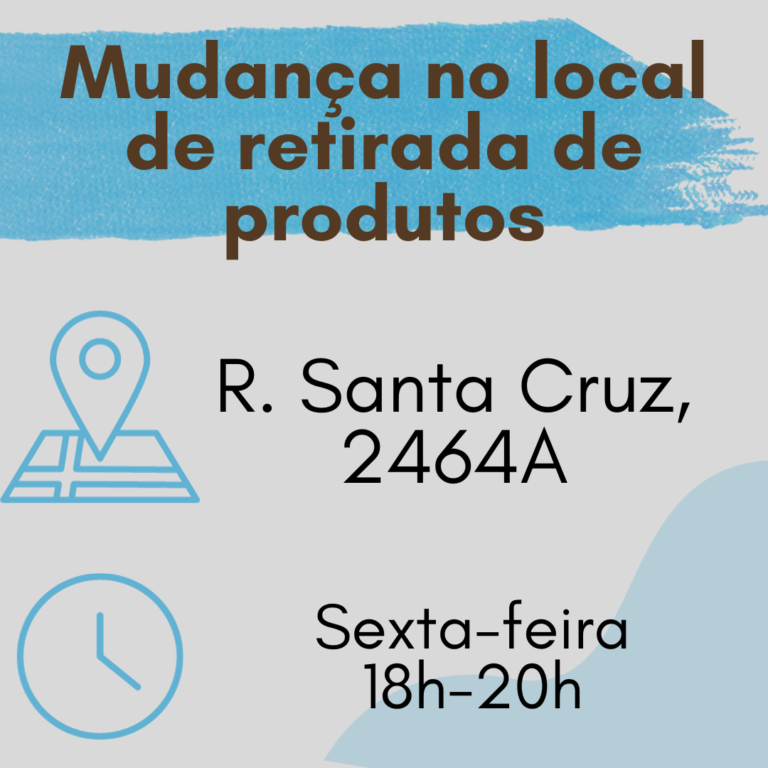 Mudança no local de retirada de produtos