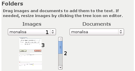 Archives list when writing an article Archives list when writing an article