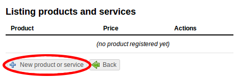 Product list of enterprise on manage products Product list of enterprise on manage products