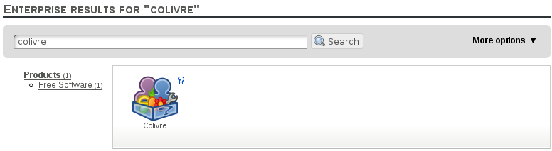 Enterprises search results with example