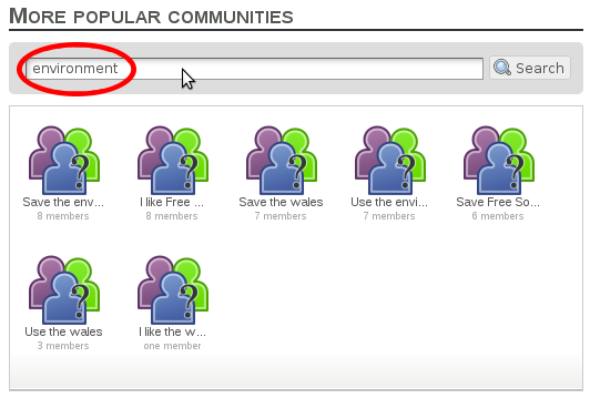 More popular communities search field More popular communities search field