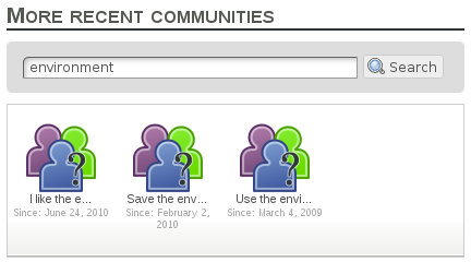 More recent communities search results with example More recent communities search results with example