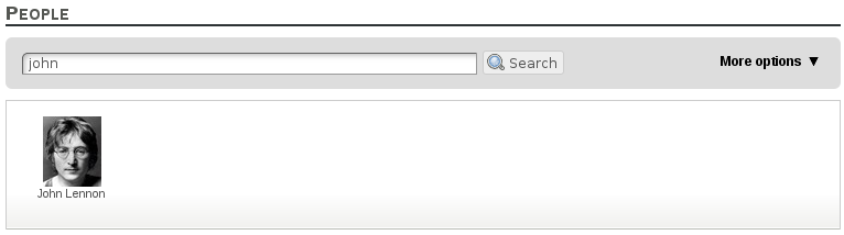 Communities search results with example Communities search results with example
